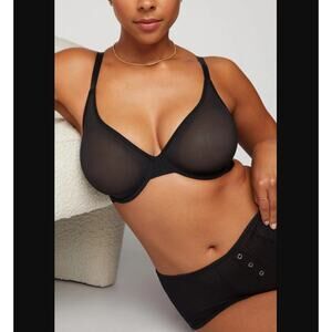 NWT Negative Sieve Demi Bra, Black, 34C